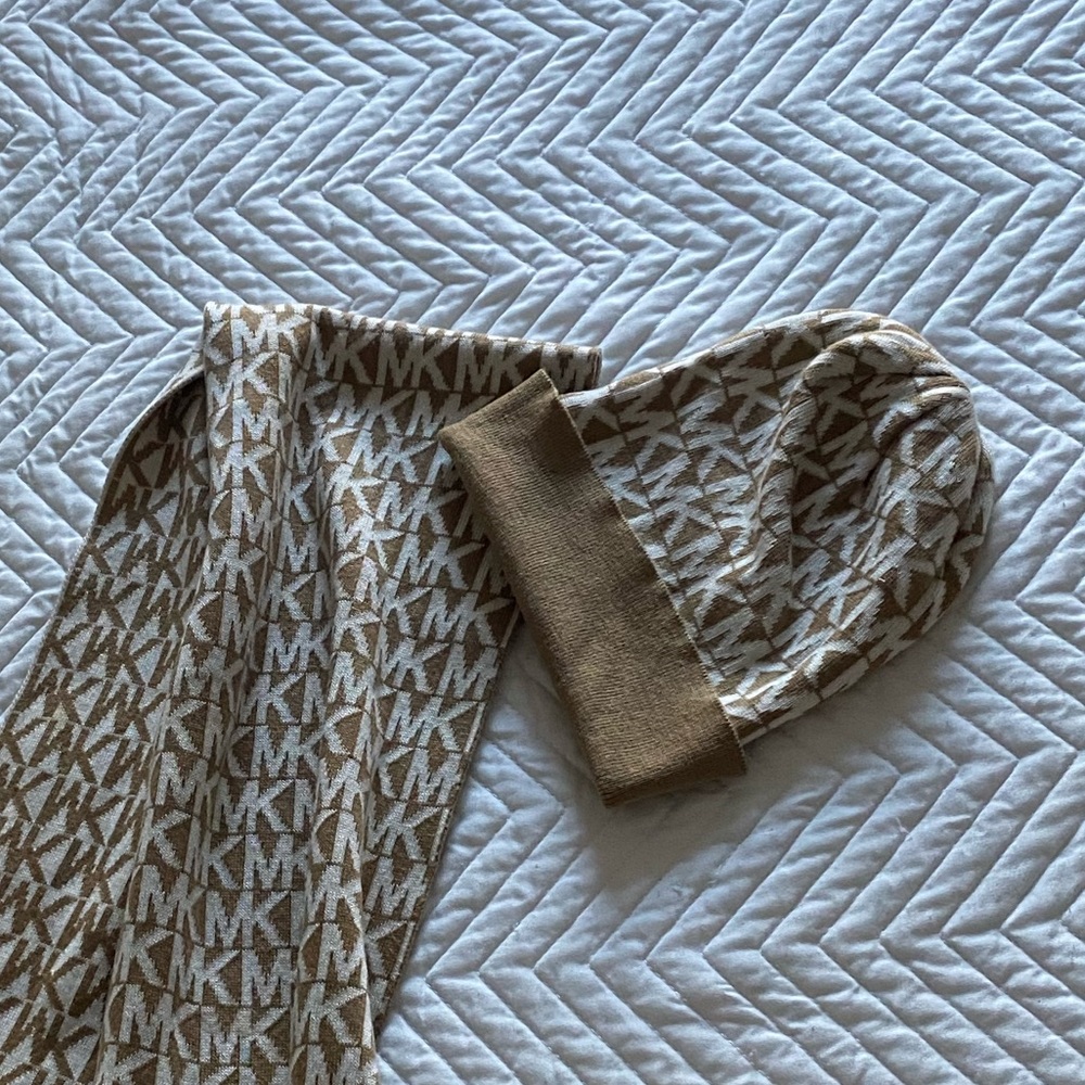 Michael Kors Hat and Scarf Set
